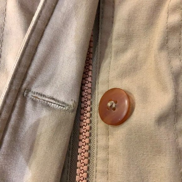 Vintage Cabin Creek Coat Womens M (10-12) Used Tan Lined Some Staining - Picture 15 of 16
